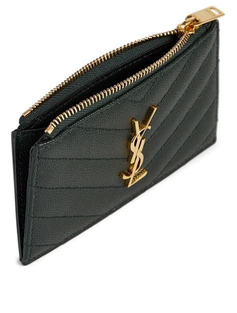 ysl cardholer sale|YSL zipped card holder.